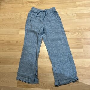 Retreat Linen High Rise Wide Leg Pant